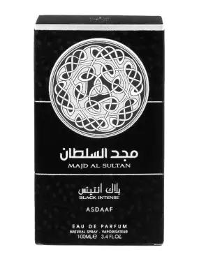 Asdaaf Majd Al Sultan Black Intense EDP 100ml